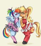  equine female friendship_is_magic horse maid maid_uniform mammal my_little_pony pegasus pony rainbow_dash_(mlp) sundown_(artist) wings 