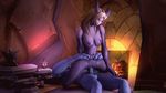  animated balls breasts draenei erection female hair horn male nipples nude penis pussy rexx_(artist) sex straight thighs troll video_games warcraft world_of_warcraft 