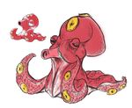  cephalopod nintendo octillery octopus pok&#233;mon pok&eacute;mon realistic tentacles unknown_artist video_games 