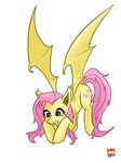  bat_pony bat_wing bat_wings cutie_mark equine fangs female feral flutter_bat_(mlp) flutterbat_(mlp) fluttershy_(mlp) friendship_is_magic fur hair horse long_hair mammal my_little_pony norang94 open_mouth pegasus pink_hair plain_background pony red_eyes solo transparent_background wings yellow_fur 