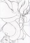  breasts erect_nipples herm intersex kurube monochrome nipples one_eye_closed oral oral_penetration oral_sex penetration penis plain_background pussy sex sketch tentacles unknown_species vaginal vaginal_penetration white_background 