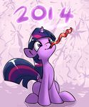  equine female fireworks friendship_is_magic hair horn horse mammal my_little_pony party_horn pony purple_eyes purple_hair sitting solo subjectnumber2394 twilight_sparkle_(mlp) winged_unicorn wings 