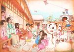  6+girls bad_id bad_pixiv_id bird black_hair blush dark_skin dog everyone fujiyoshi_harumi fuura_kafuka glasses hitou_nami itoshiki_kei itoshiki_majiru itoshiki_mikoto itoshiki_nozomu itoshiki_rin kaga_ai kimura_kaere kitsu_chiri kobushi_abiru komori_kiri long_hair mitama_mayo multiple_boys multiple_girls noose ookusa_manami otonashi_meru oura_kanako penguin sayonara_zetsubou_sensei seishoku_fuoto sekiutsu_maria_tarou short_hair skirt snow snowman tsunetsuki_matoi winter 