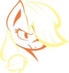  alpha_channel applejack_(mlp) blonde_hair equine female friendship_is_magic hair hi_res horse long_hair mammal my_little_pony pony solo up1ter 