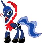  alpha_channel blue_eyes blue_hair candy_cane christmas cute cutie_mark equine female friendship_is_magic hair hi_res holidays horn horse long_hair looking_at_viewer mammal my_little_pony pony princess_luna_(mlp) smile up1ter winged_unicorn wings 