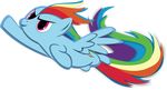 alpha_channel cutie_mark equine female friendship_is_magic hair hi_res horse mammal multi-colored_hair my_little_pony pegasus pony rainbow_dash_(mlp) rainbow_hair smile solo up1ter wings 