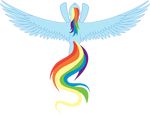  alpha_channel equine female friendship_is_magic hair hi_res horse mammal multi-colored_hair my_little_pony pegasus pony rainbow_dash_(mlp) rainbow_hair solo up1ter wings 