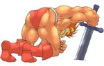  capcom feline leo_(red_earth) lion loincloth male mammal red_earth solo unknown_artist video_games 