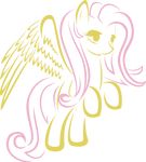  alpha_channel equine female fluttershy_(mlp) friendship_is_magic hair hi_res horse long_hair mammal my_little_pony pegasus pink_hair pony smile solo up1ter wings 