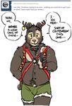  antlers artdecade bear blush bulge buttplug buttplug_tail christmas dialog english_text harness holidays horn looking_at_viewer male mammal sex_toy sleigh_bells sloth_bear solo suggestive tail_plug text tumblr underwear willy_(artdecade) 