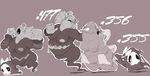  breasts chubby dusclops dusknoir duskull female ghost greyscale group monochrome nintendo nude one_eye pok&#233;mon pok&eacute;mon shamelesss spirit tongue tongue_out video_games 