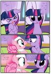 comic dialog english_text equine eyes_closed female feral friendship_is_magic fur hair headband hi_res horn horse inside mammal multi-colored_hair my_little_pony open_mouth pink_fur pink_hair pinkie_pie_(mlp) pony purple_eyes purple_fur purple_hair pyruvate shaking smile spa text tongue tongue_out twilight_sparkle_(mlp) unicorn window 