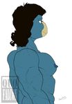  avian beak bird blue_skin falcon girly greek hair invalid_color masculine muscles nude pecs quofalcon quofalcon_(character) side_view 