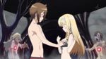  animated animated_gif blonde_hair breast_grab grabbing kono_naka_ni_hitori_imouto_ga_iru! kunitachi_rinka lowres swimsuit 