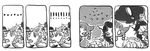  ... 4girls comic greyscale hat kaenbyou_rin kawanabe komeiji_koishi komeiji_satori monochrome multiple_girls reiuji_utsuho silent_comic snow_bunny touhou 