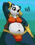  bulge chubby kai-ten kaivolate male mammal moobs panda raptorkou 
