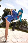  cosplay legs miniskirt photo stewardess tenjouin_katsura thighs 