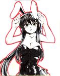  akino_reo animal_ears bunny_ears bunnysuit green_eyes kanon kawasumi_mai pantyhose solo 