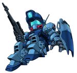  gm_(mobile_suit) gm_sniper_ii gun gundam gundam_0080 mecha no_humans noah_noah rifle shield sniper_rifle solo weapon 