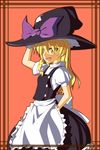  bad_id bad_pixiv_id blonde_hair braid hair_ribbon hat highres kirisame_marisa ribbon solo touhou umumu_(pilcre) witch_hat yellow_eyes 