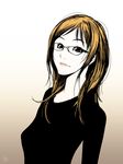  bad_id bad_pixiv_id brown_eyes brown_hair copyright_request fugetsu_taku glasses long_hair smile solo 