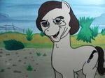  2014 creepy cutie_mark equine horse male movie nightmare_fuel original_character painting parody pony smile traditional_media 