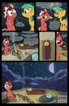 coffee comic donkey equine friendship_is_magic heads_and_tails horn horse mammal my_little_pony night original_character pony sleeping_bag smudge_proof snails_(mlp) snips_(mlp) tails tails_(mlp) unicorn 