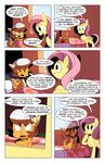  bandage bed comic cutie_mark dialog dragon english_text equine female fluttershy_(mlp) friendship_is_magic hair horn horse karzahnii lying mammal my_little_pony pegasus pink_hair pony sweat text whimsey_weatherbe_(mlp) wings 