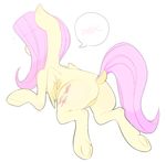  butt cutie_mark equine female fluttershy_(mlp) friendship_is_magic hair hooves horse japananon mammal my_little_pony pegasus pink_hair presenting solo wings 