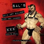  abs anthro biceps bondage_gear bulge english_text facial_piercing harness hyena jockstrap leather leather_underwear male mammal muscles nipple_piercing nipples nose_piercing pecs piercing smile solo spelunker_sal text underwear whip zipper 