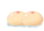  disembodied_breast goma_(gomasamune) nipples no_humans oppai_ball original simple_background white_background 