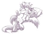  blush cutie_mark equine eyes_closed female friendship_is_magic horse keihound lying male mammal missionary_position monochrome my_little_ my_little_pony on_back pegasus pillow plain_background pony sex straight white_background wings 