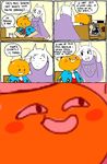  &#623;(_&#8211;_&#8211;_)&#623; close-up comic cute drawing english_text fangs female klondike_bar monster mutsurf parody pencil smile text toriel undertale video_games 