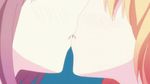 2girls animated animated_gif female kiss lowres multiple_girls sakura_trick school_uniform screencap skirt sonoda_yuu takayama_haruka yuri 
