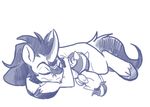  bluntwhiskey child equine feathermoon female friendship_is_magic horn horse king_sombra_(mlp) male my_little_pony parent pegasus pony sleeping unicorn wings young 