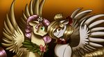 duo equine female feral flower fluttershy_(mlp) friendship_is_magic frown fur green_eyes grey_fur hair horse lilac-the-fox99 long_hair makeup mammal my_little_pony pegasus pink_hair pony smile wings yellow_fur 
