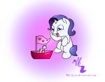  blue_eyes blush boat cub equine female flag friendship_is_magic fur horn horse invalid_tag mammal mane miz-jynx my_little_pony pony rarity_(mlp) solo toy unicorn white_fur young 