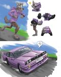  amethystlongcat canine car comic dog inanimate labrador mammal transformation vehicle_transformation 