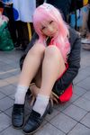  baka_to_test_to_shoukanjuu cosplay himeji_mizuki legs photo school_uniform skirt tagme thighs 