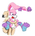  anal_penetration babs_bunny canine cum cum_in_ass cum_inside female fingering grass_gremlin lagomorph legwear male mammal penetration penis pietro plain_background pussy pussy_juice rabbit stockings tiny_toon_adventures tiny_toons warner_brothers wet_pussy white_background 