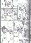  comic dragon english_text female greyscale male manga mikazuki_karasu monochrome text translated 
