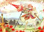  119 armor flowers gun original petals rose sword weapon 