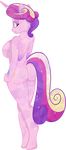  alpha_channel anthro big_breasts big_butt breasts butt crystal_pony_(mlp) cutie_mark el-loko equine female friendship_is_magic hair horn horse looking_back mammal multi-colored_hair my_little_pony nude pony princess_cadance_(mlp) side_boob smile solo winged_unicorn wings 