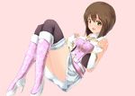  1girl artist_request brown_hair hagiwara_yukiho idolmaster short_hair solo tsukimura 