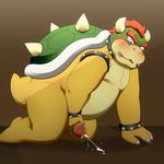  anthro barefoot blush bowser brown_background chubby cum cum_on_floor cum_on_penis cumshot dragon erection half-closed_eyes horn king koopa looking_down male mario_bros masturbation muscles nintendo nude open_mouth orgasm pecs penis penta002 plain_background red_eyes royalty scalie shadow sharp_teeth shell shiny sitting solo spikes sweat teeth tongue video_games wristband 