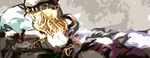  blonde_hair hat long_hair solo touhou yakumo_yukari yoshioka_yoshiko 