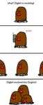  comic diglett dugtrio eyes_closed humor nintendo phone pok&eacute;mon tagme text video_games 