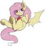  apple bat bat_pony blush equine fangs female feral fetlocks flutterbat_(mlp) fluttershy_(mlp) friendship_is_magic fruit fur hair happy holding horse long_hair mammal miketheuser my_little_pony pegasus pink_hair plain_background pony solo straw transparent_background wings yellow_fur 