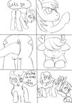  butt comic cub equine feral friendship_is_magic hoofjob horse jbond mammal my_little_pony pegasus penis pony presenting presenting_hindquarters pussy rainbow_dash_(mlp) scootaloo_(mlp) vaginal wings young 