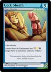  feline furoticon lion male mammal negger penis sheath solo tcg trading_card_game 